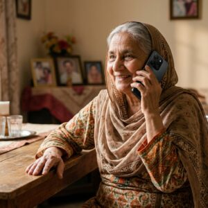 Tecno Pop 7 used for calls and WhatsApp by elderly user Pakistan