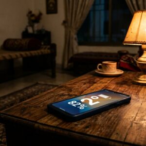 Infinix Smart 9 5000mAh battery life during load shedding evening Pakistan