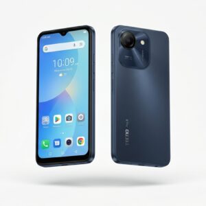 Tecno Pop 8 price in Pakistan dark blue front and back view