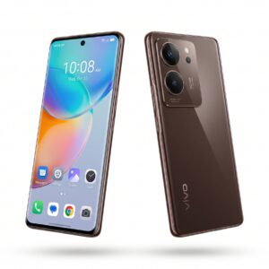 Vivo Y29 price in Pakistan 8GB 128GB Noble Brown color front and back view