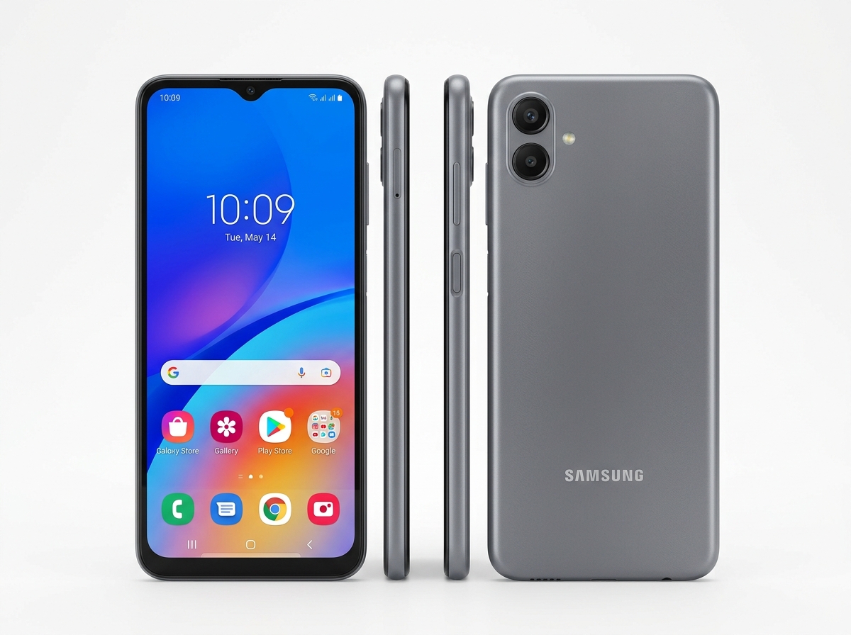 Samsung_Galaxy_A07_front_back_202607071212 Samsung Galaxy A07 price in Pakistan – Gray front and back view