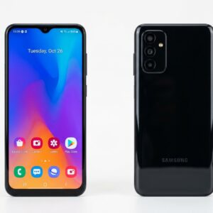 Samsung Galaxy A17 price in Pakistan – Black front and back view