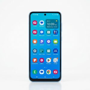 Samsung Galaxy A17 price in Pakistan – Light Blue front view