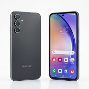 Samsung Galaxy A54 6GB 128GB Graphite color front and back view