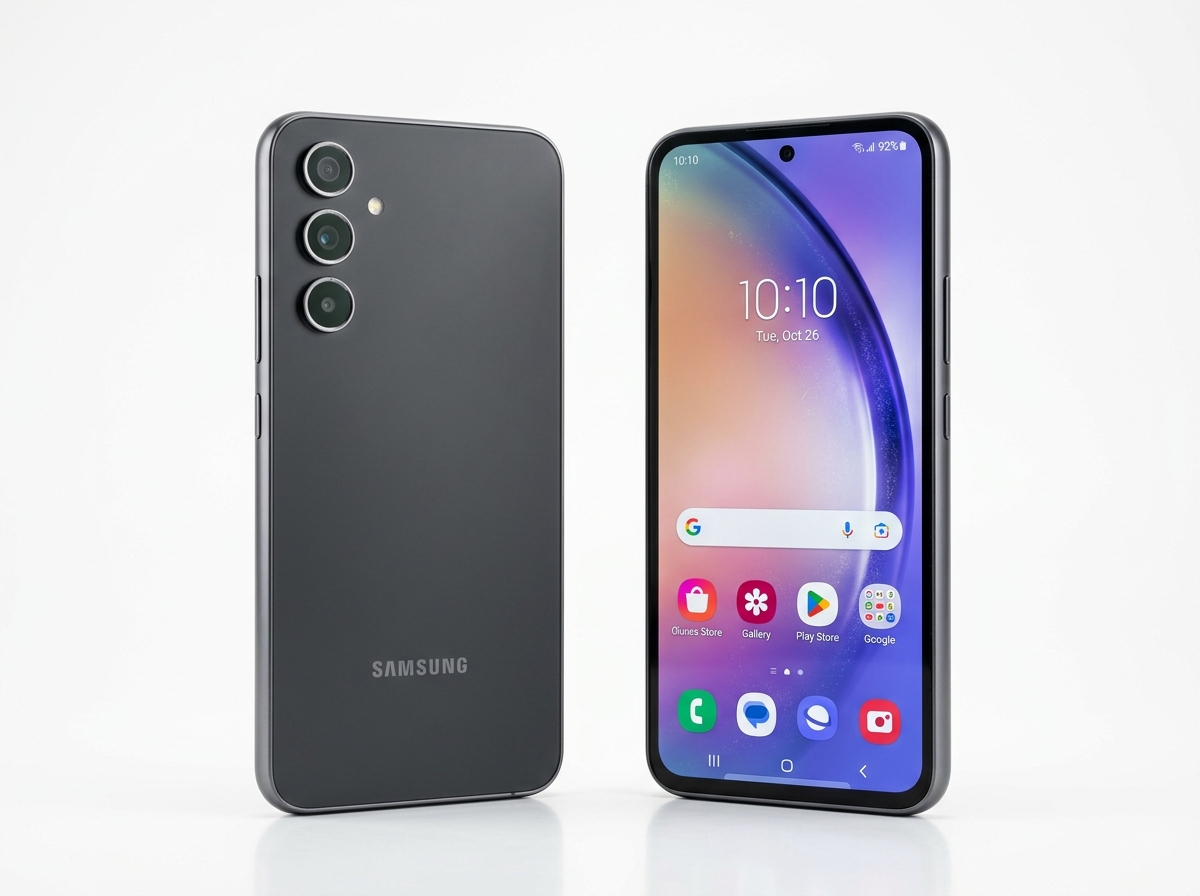 Samsung_Galaxy_A54_front_back_202607051100 Samsung Galaxy A54 6GB 128GB Graphite color front and back view