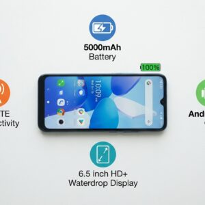 Itel P40 with 5000mAh battery and key specifications - 6.5" display, 4G, Android 12